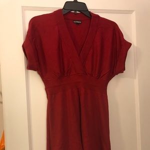 Express Red sweaterdress sz S